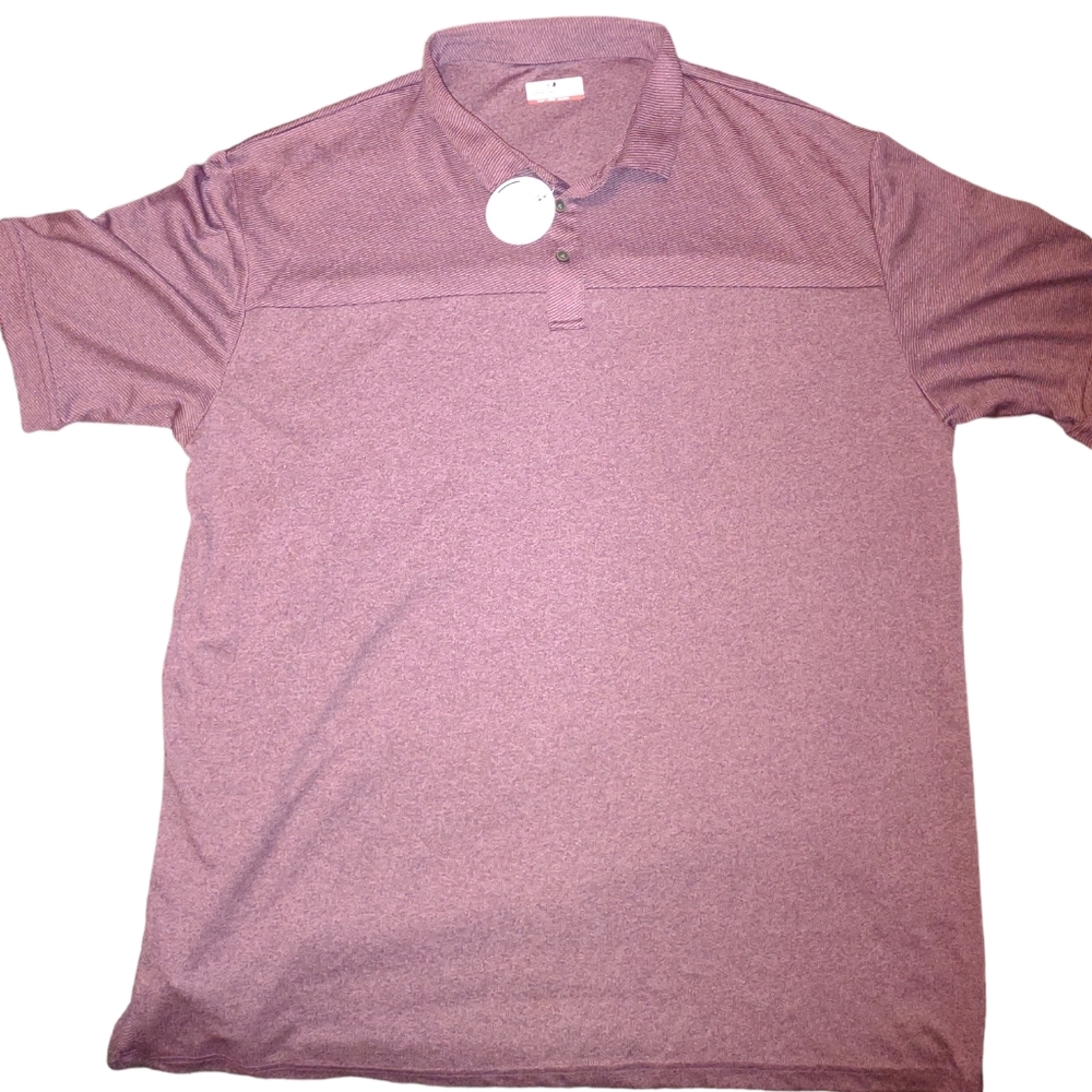 Men's XXLT - Golf shirt Maroon, Big & Tall